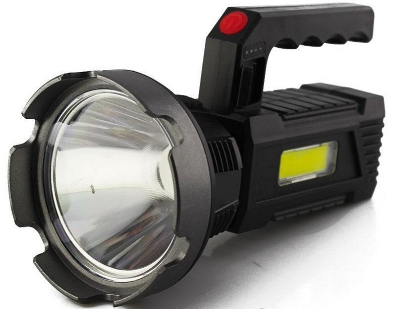 Ліхтар акумуляторний BL T100 7859 Led COB Micro, чорний, фото 1