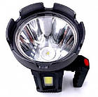 Ліхтар акумуляторний BL T100 7859 Led COB Micro, чорний, фото 4