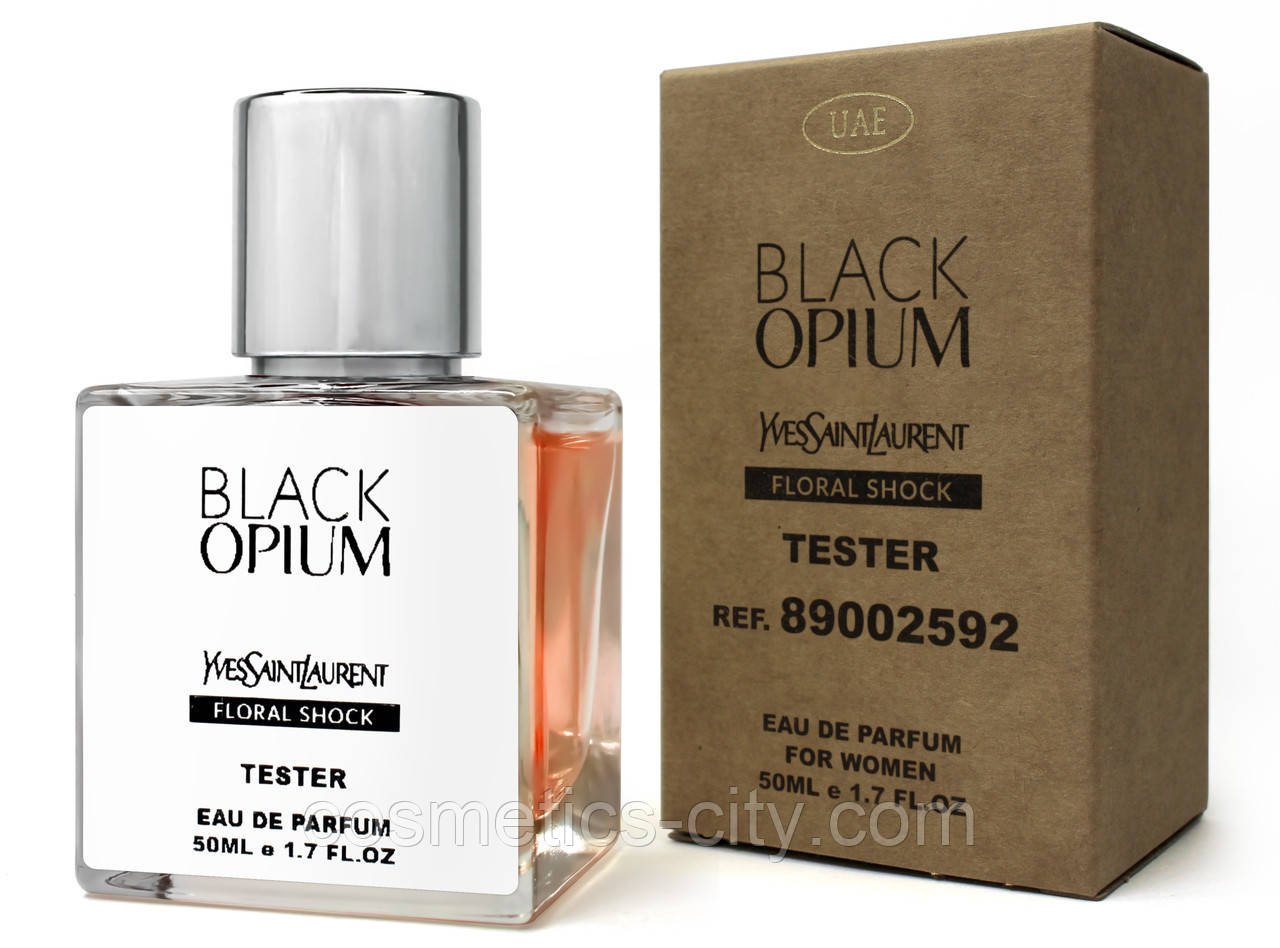 Тестер DUBAI жіночий Yves Saint Laurent Black Opium Floral Shock, 50 мл, фото 1