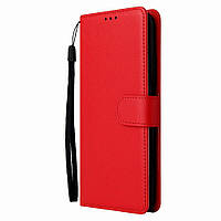 Чохол-книжка для Motorola Moto G54 Червоний магніт шнурок