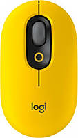 Мышь беспроводная Logitech POP Mouse Bluetooth Blast Yellow (910-006546)