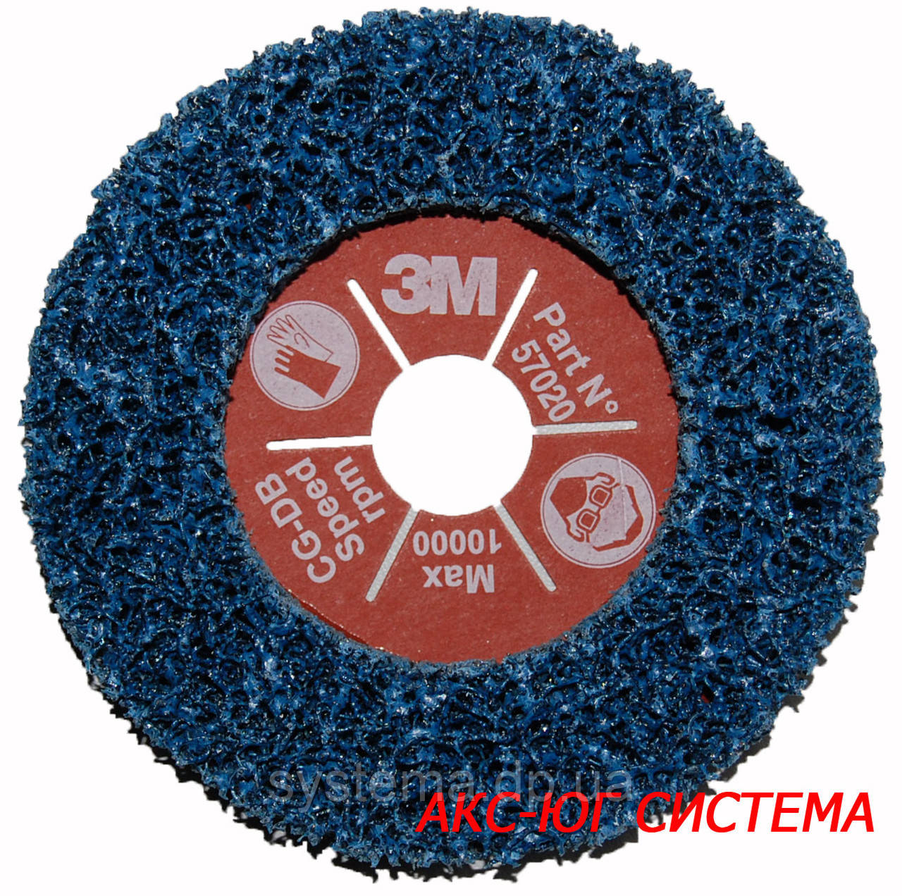 3М™ 57020 Scotch-Brite™ Clean&Strip CG-DB, S XCS - круг Зачисний 115 x 22,24х13 мм