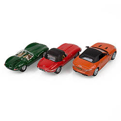 Набір з трьох моделей Jaguar D-E-F-Type в масштабі 1:76, 50JDDC003MXZ