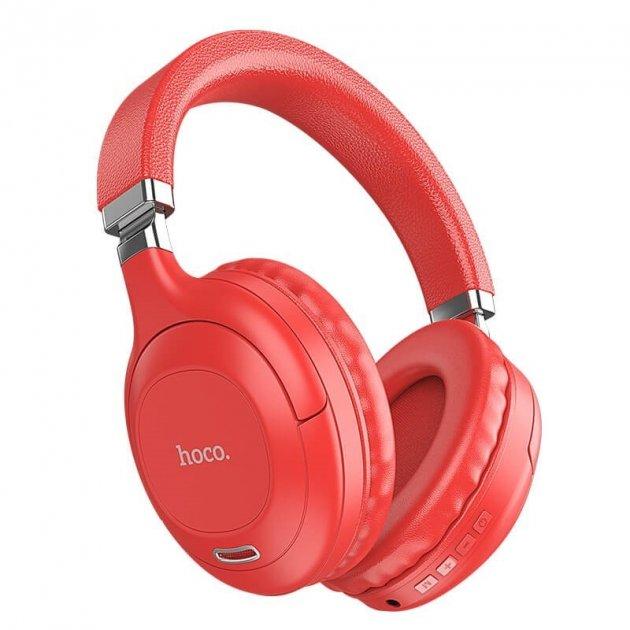 Бездротова гарнітура навушники для комп'ютера Hoco W32 Bluetooth Червоний