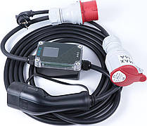 Зарядка для електромобіля EVEUS Pro 7.4 кВт 32 А Mennekes (type2) LCD WiFi