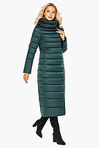 Куртка тепла смарагдова жіноча модель 46620, фото 2