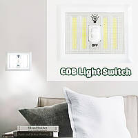 Настінний світильник (4 LED модулі), Білий світлодіодний світильник на батарейках, лед ліхтар нічник
