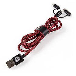 Плетений USB-кабель Jaguar для iPhone, 50JGPH429RDA