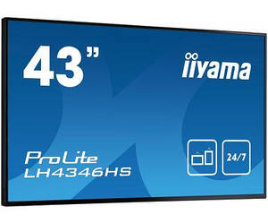 Широкоформатний інформаційний дисплей Iiyama LH4346HS-B1