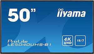Широкоформатний інформаційний дисплей Iiyama LE5040UHS-B1
