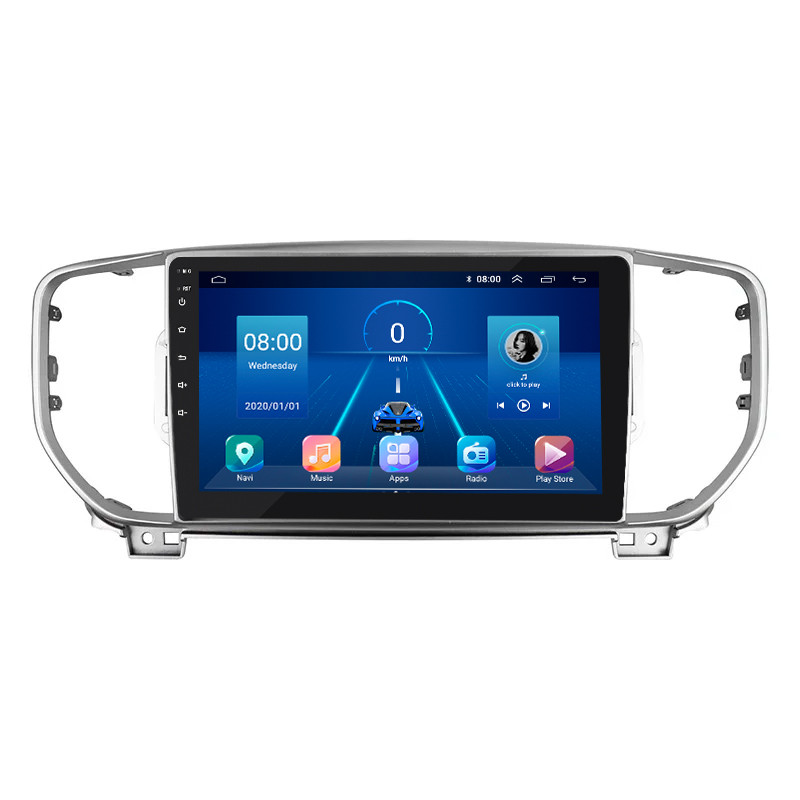 Штатна магнітола Lesko для Kia Sportage IV Рестайлінг 2018-н.в. 9" 2/32Gb 4G Wi-Fi Top GPS Android