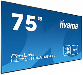 Широкоформатний інформаційний дисплей Iiyama LE7540UHS-B1