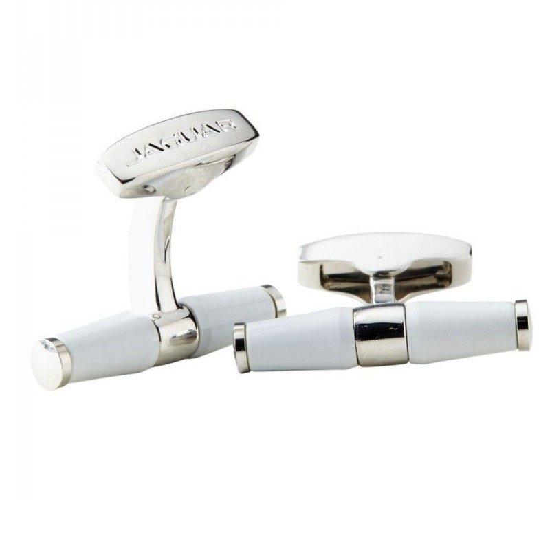 Запонки Jaguar Bar Cufflinks, White, 50JJCLBARW