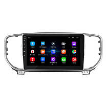 Штатна магнітола Lesko для Kia Sportage IV Рестайлінг 2018-н.в. екран 9" 1/16Gb/ Wi-Fi Base GPS Android, фото 3