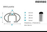 Багажник на рейлінги Menabo Brio (Італія)., фото 2