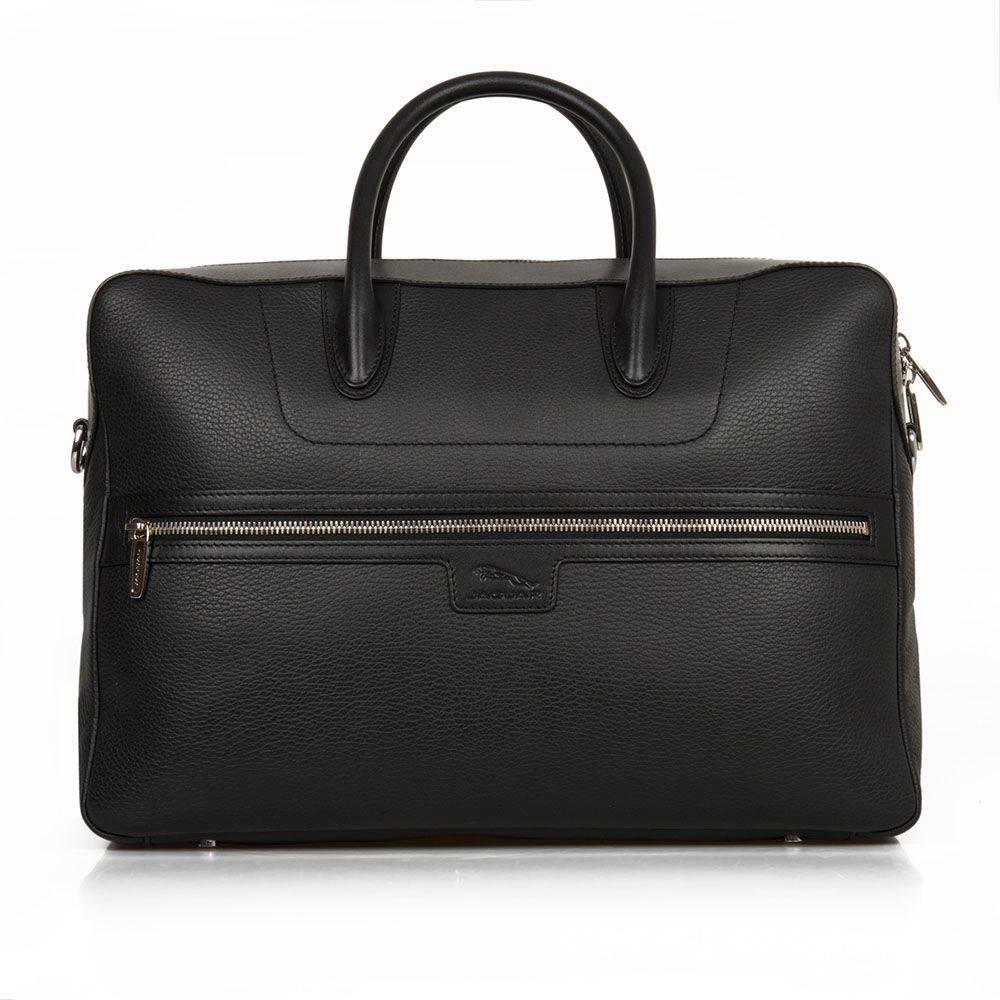 Шкіряний портфель Jaguar, Black, 50JBLU341BKA
