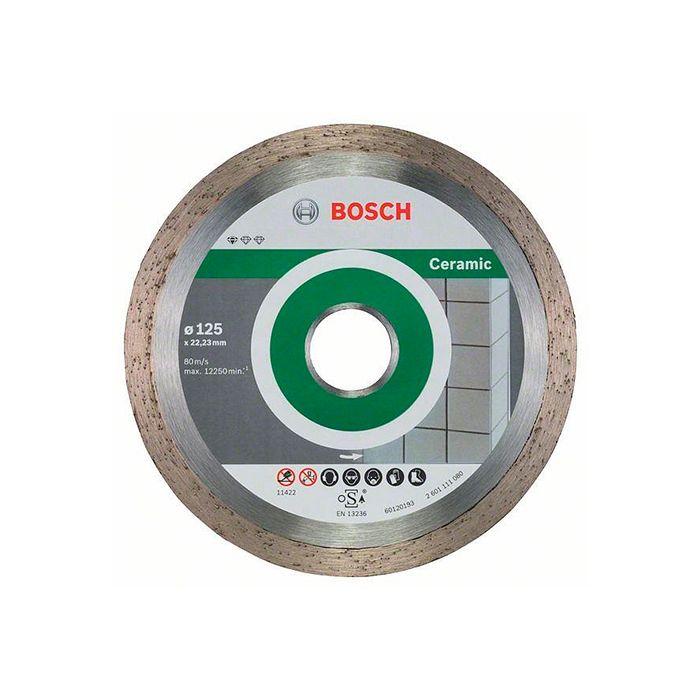 Диск алмазний для кераміки Bosch 125x22,23x1,6 (10 шт) (2608603232), фото 1