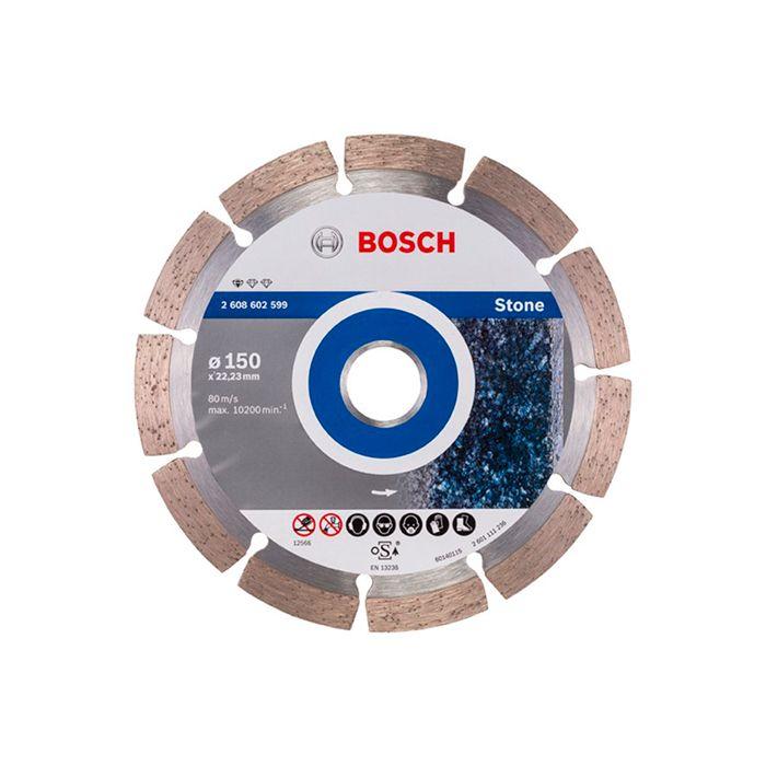 Диск відрізний алмазний для каменю Bosch 150x22,23x2 (2608602599), фото 1