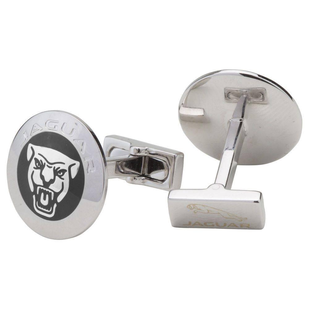 Запонки Jaguar з логотипом Growler, Black, 50JACL275BKA