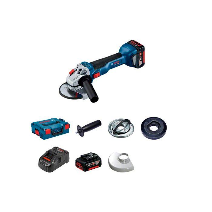 Акумуляторна кутова шліфмашина Bosch GWS 18V-10 (06019J4004)