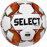 Мяч футбольный SELECT Royale FIFA Basic v22 (304) бел/оранж, 5