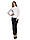 Блуза біла, довгий рукав,комір-стійка Р104, фото 7