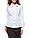 Блуза біла, довгий рукав, з бантиками Р106, фото 7