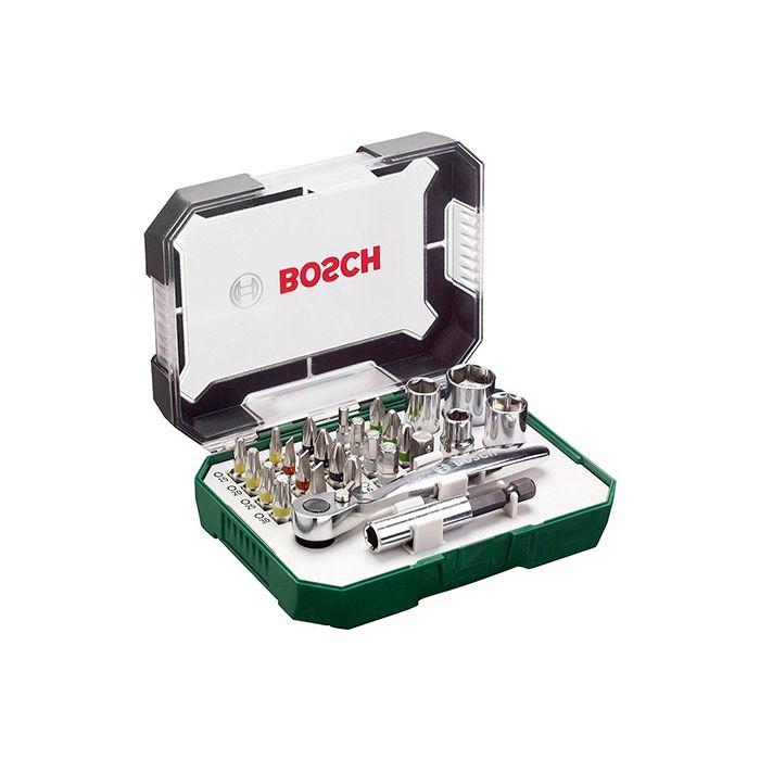 Набір біт із тріскачкою Bosch Promobasket-27 (27 шт.) (2607017392)