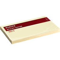 Блок клейкий Axent 75x125мм 100л, желтый