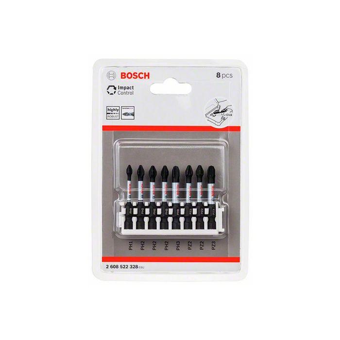 Набір ударних біт Bosch Impact Control 1/4" 50 мм (8 шт.) (2608522328)