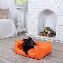 Лежанка для собаки Класік помаранчева S - 60 x 45