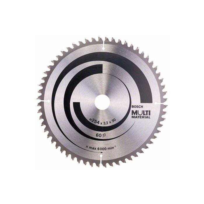 Диск пиляльний Bosch 254x30x60T MULTIMATER (260008640449), фото 1