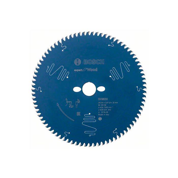 Диск пиляльний для дерева Bosch 254x30x80T Expert for Wood (2608644343)