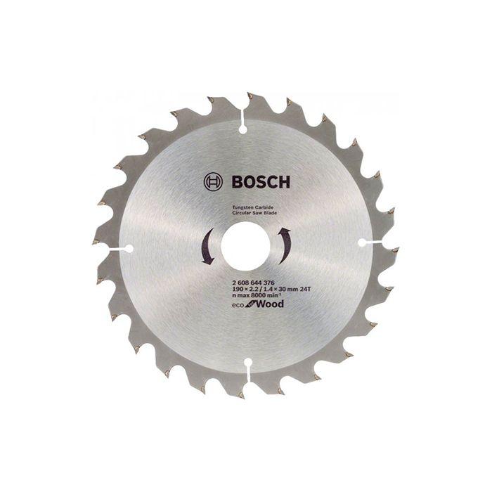 Пиляльний диск Bosch ECO WO 190x30 24 зуби. (2608644376)