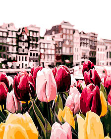 Картина за номерами Origami Квітковий Амстердам LW 3082 40*50 см