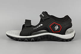 Сандалії босоножки дитячі на липучці чорні Bona 862D-11 Бона Розміри 31 32 33 34