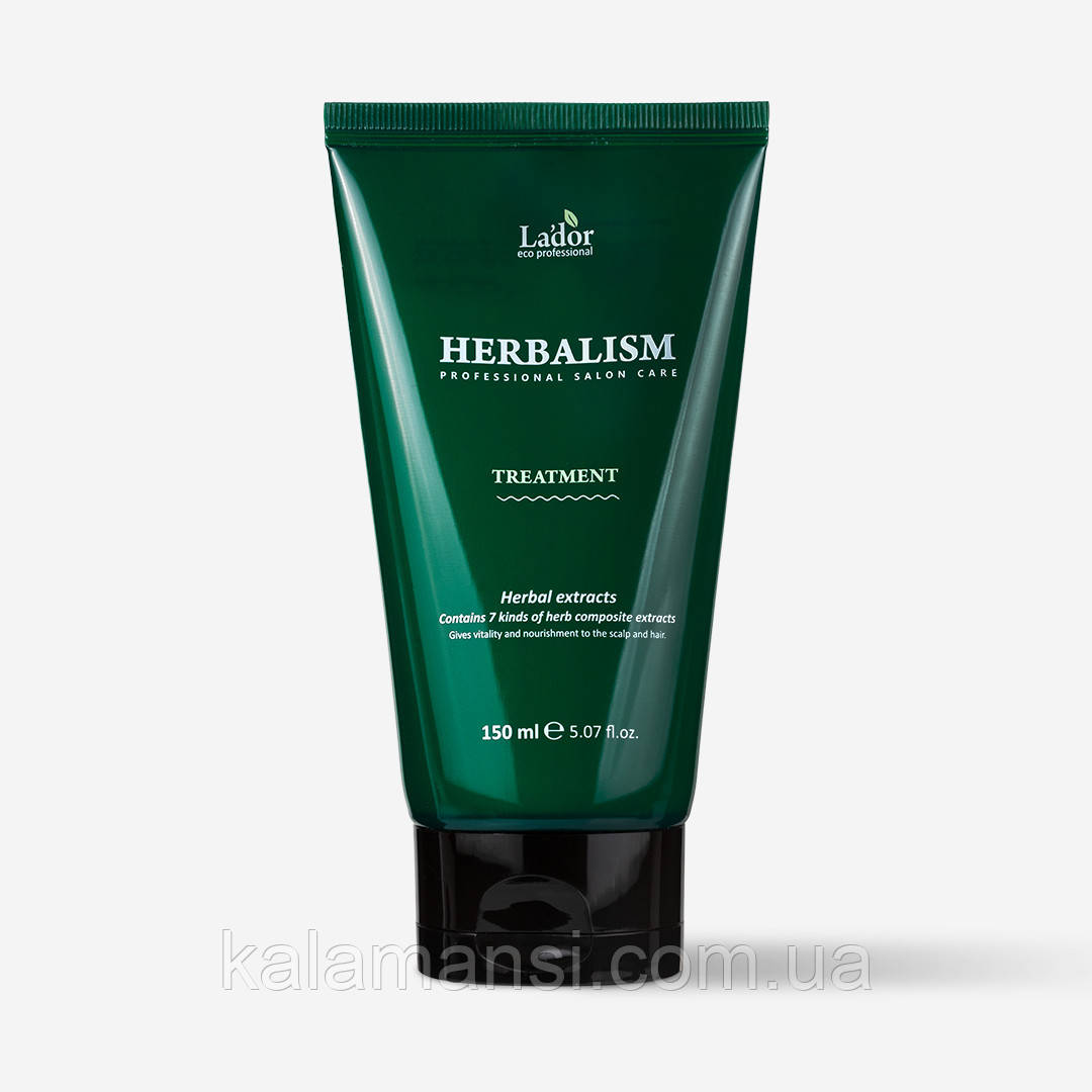 Маска для волосся з трав'яними екстрактами і амінокислотами Lador Herbalism Treatment 150ml