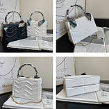 Сумка валізка жіноча на ланцюжку з хусткою, фото 7