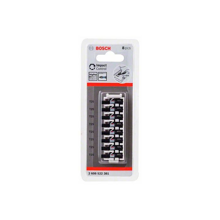 Біта ударна Bosch Impact Control Torx T25 25 мм (8 шт.) (2608522381)