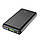 УМБ портативний зарядний Power Bank HOCO Q7 10000mAh, USB Type-C, 3A, 20W, PD, QC, чорне, фото 3