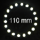 Светодиодное кольцо LED ring SMD 5050 110mm (612Lm) 7.56W, фото 3