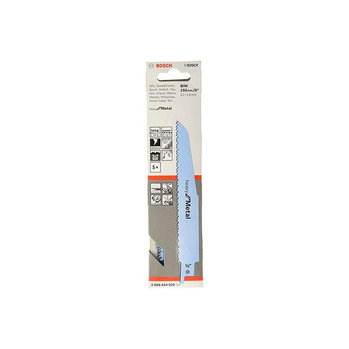 Пиляльне полотно для металу Bosch S 920 CF (5 шт.) (2608654820)