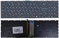 Клавиатура для ноутбука MSI (GT72) с подсветкой (Light), Black, No Frame RU