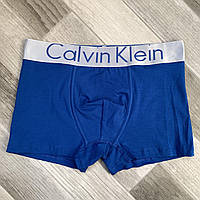 Трусы мужские боксеры хлопок Calvin Klein, размер 3XL (54-56), синие, 03255