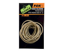 Кембрик силиконовый Fox Edges Hook Silicone Trans Khaki Fits Hooks Size 6 - 2(CAC568)