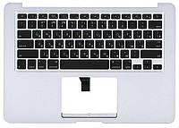 Клавиатура для ноутбука Apple MacBook Air (A1369) 2010+ Black, (Silver TopCase), RU (горизонтальный энтер)