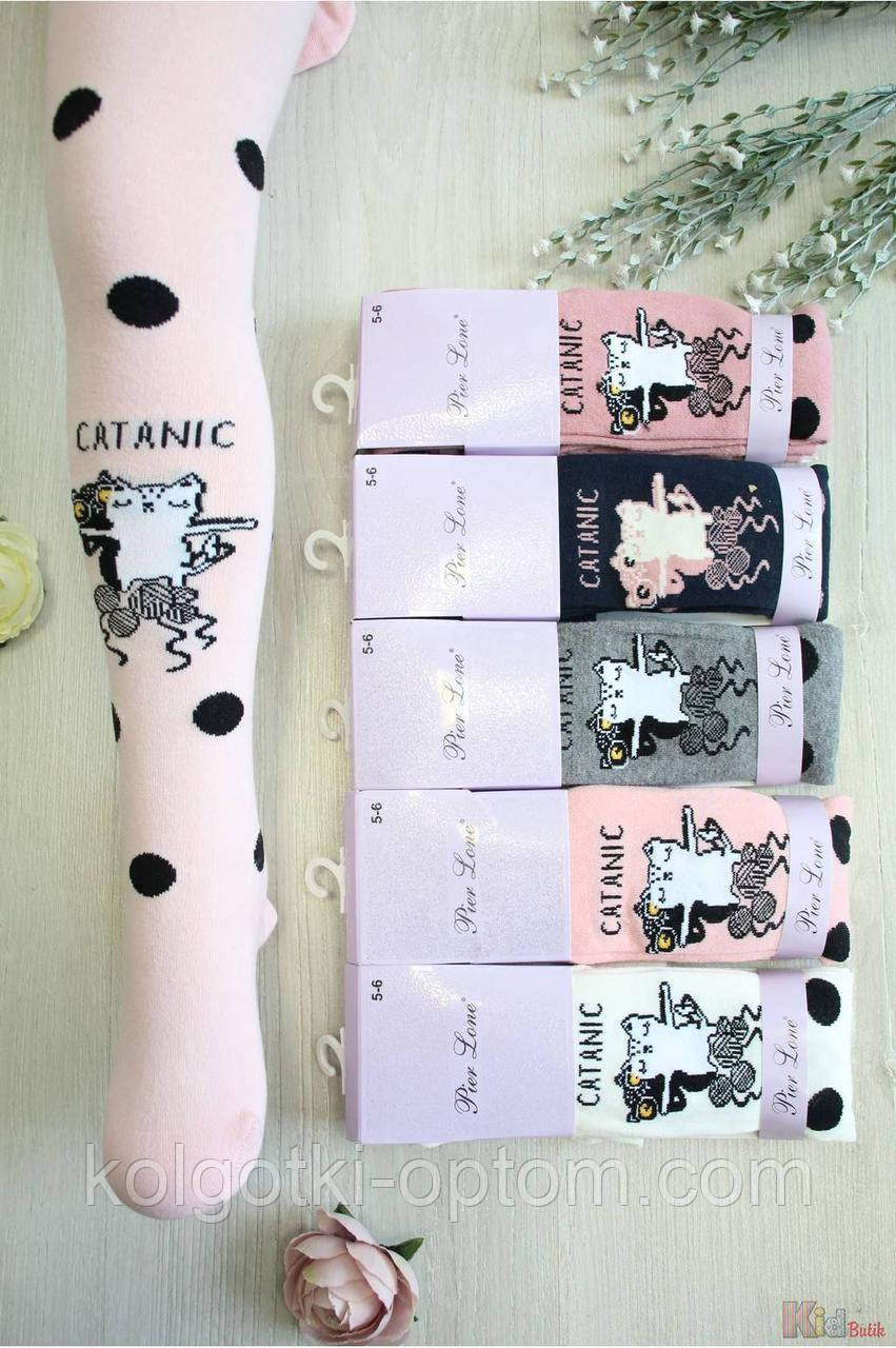 ОПТОМ Колготки "Catanic" з котиками для дівчинки (122-128 / 7-8 років) Pier Lone 2125000769721