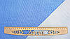 Тканина бенгалін біло-блакитного кольору принт "Мозаїка", фото 5