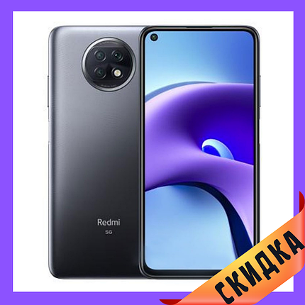 Xiaomi Redmi Note 9T 5G 4/64Gb Black Global Гарантія 1 Рік (*CPA -3% Знижка)_K, фото 1