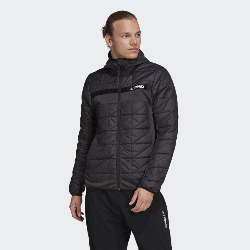 Оригинальная мужская куртка Adidas TERREX MULTI PRIMEGREEN HYBRID INSULATED (GU6487)